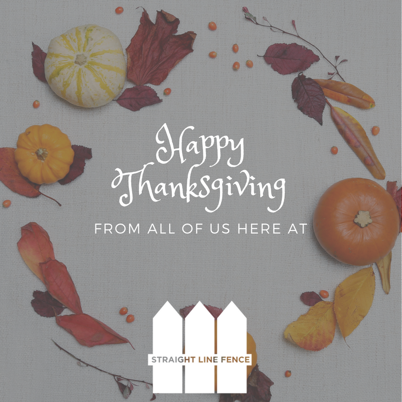 StrghtLineFence's tweet photo. From our family to yours, we wish you a wonderful Thanksgiving! https://t.co/Y9Ya1lmGIC