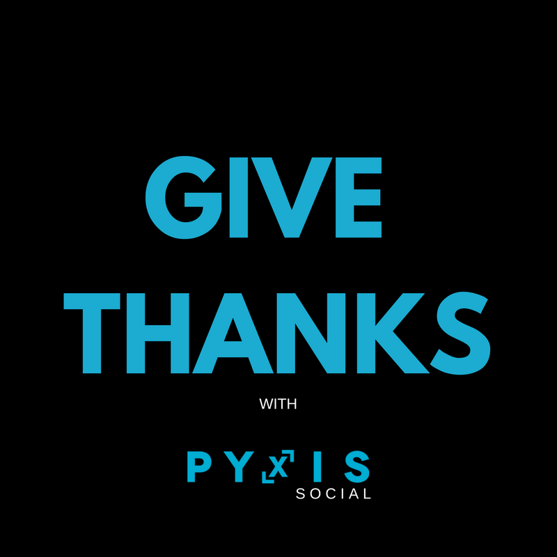We are so thankful for you, for our clients, for our families and for the privilege to help grow small business. What are you thankful for?