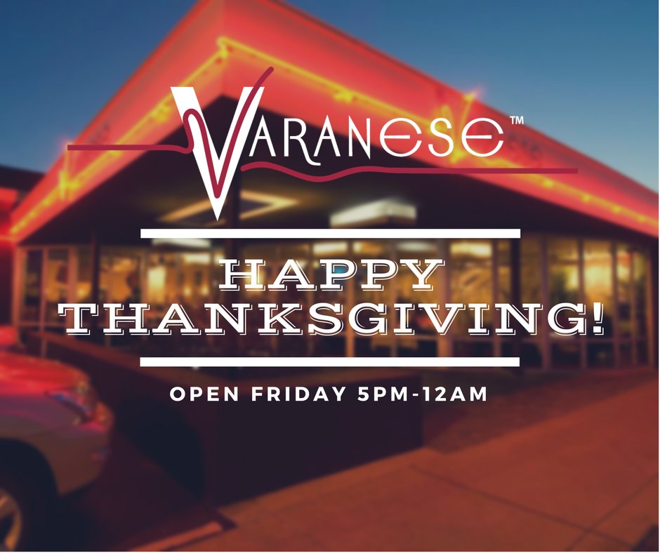 From all of us at Varanese, Happy Thanksgiving!