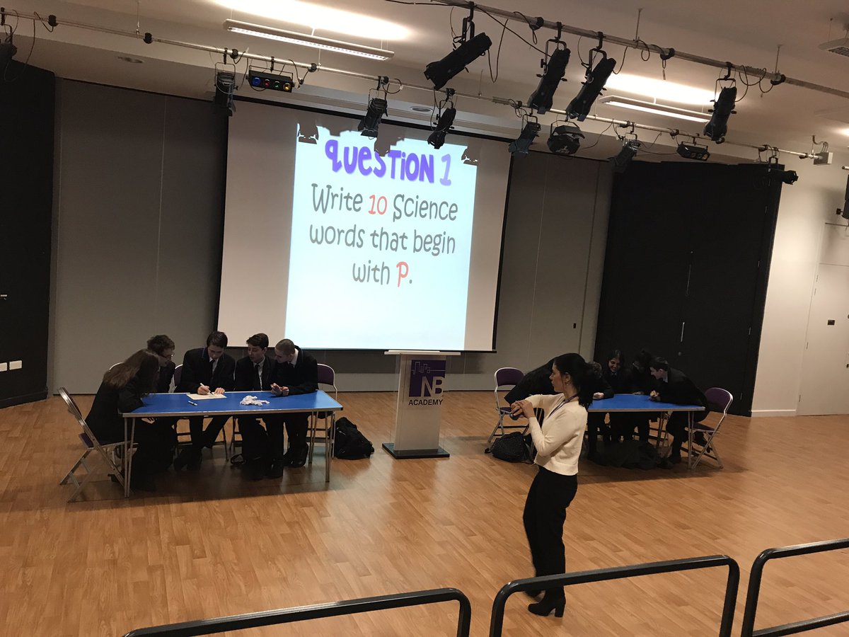 MrsNessa5's tweet photo. Fantastic science quiz! It's the taking part that counts but guess whose team won 🎉🎉🎉 Commiserations @Physicsgeek2411 https://t.co/19rEqdeM4e