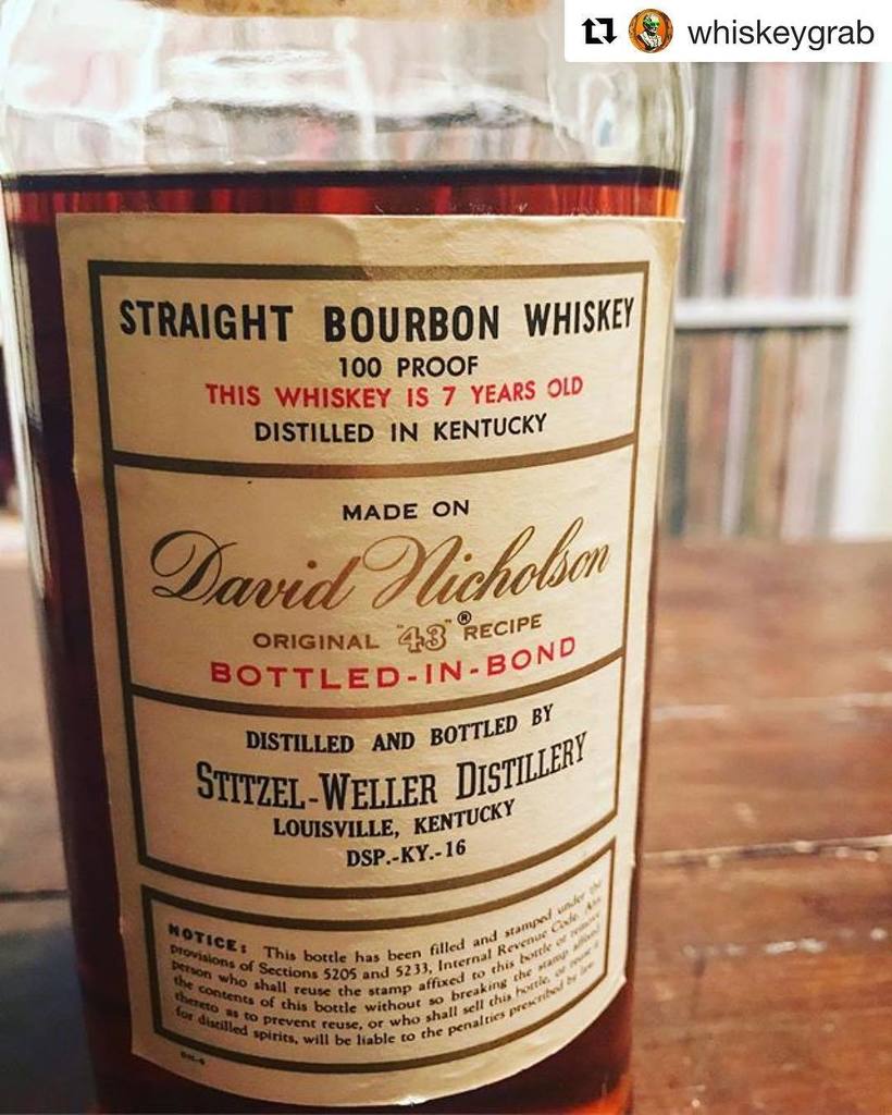 WoolfSungBrands's tweet photo. Very cool to see one of the originals still out there. Cheers @whiskeygrab. .
.
.
#davidnicholson #1843 #stitzelweller #bourbon #whiskey #woolfsungbrands #usa https://t.co/wV656RvX7M