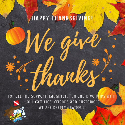SAScubaShack's tweet photo. HAPPY THANKSGIVING! https://t.co/gWccdAJMkm