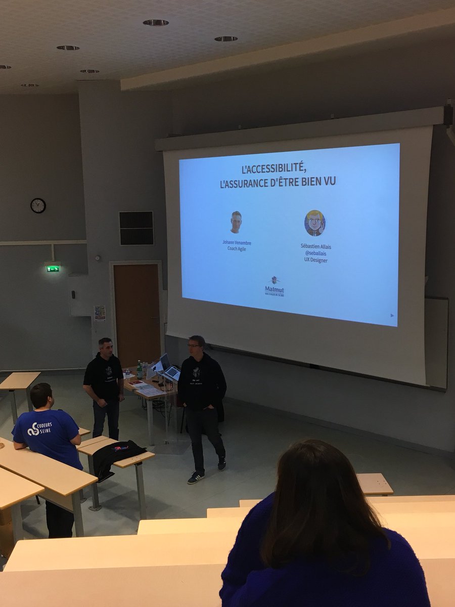 DocapostAgility's tweet photo. #codeurs2017 #codeuses2017 #Rouen Accessibilité avec la team @matmut https://t.co/KVdxSSzhSp