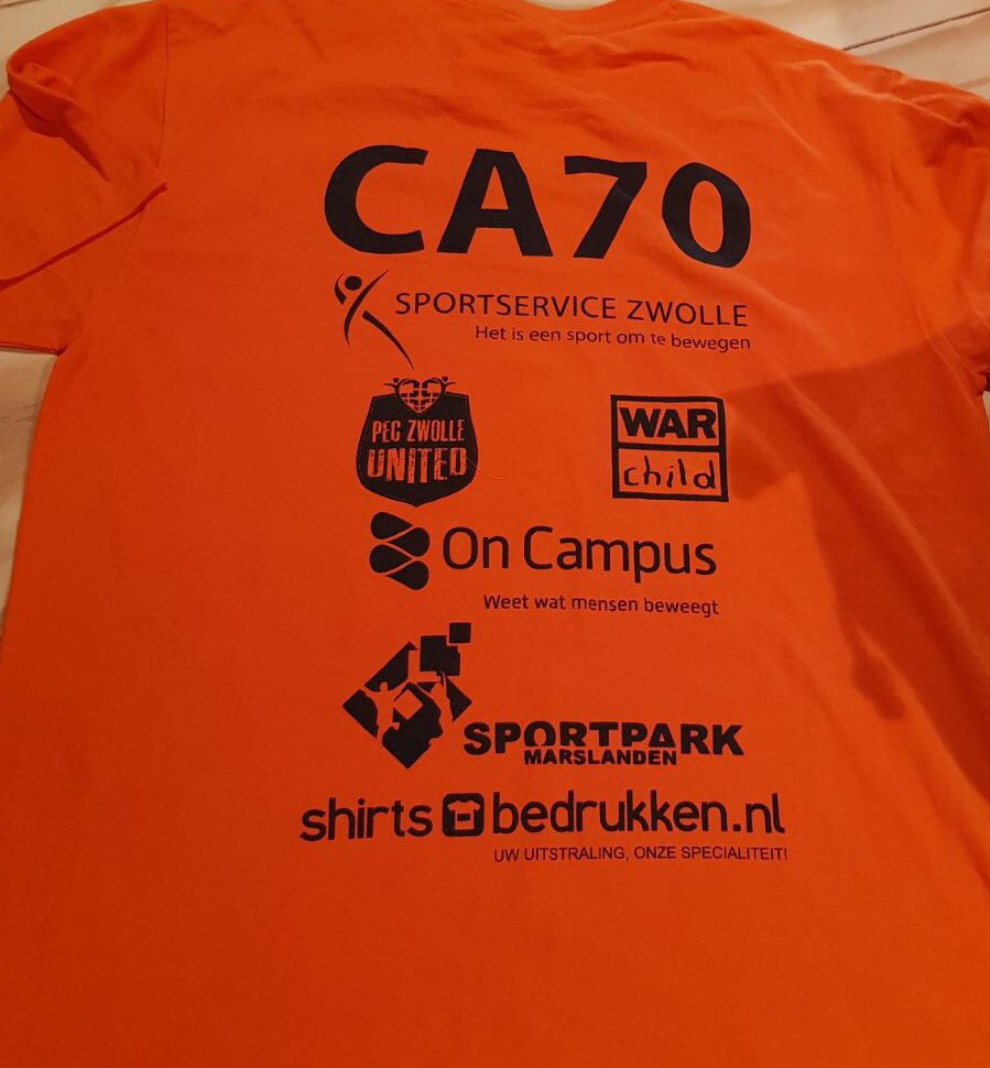 MarslandenSport's tweet photo. Vandaag zijn er 70 sport- en beweeginitiatieven in Zwolle i.v.m. het 70-jarig bestaan van @CaloZwolle #CA70. Wij doen met sportpark Marslanden mee! @WarChildHolland 💪🏻 https://t.co/IMs8TaJYCK