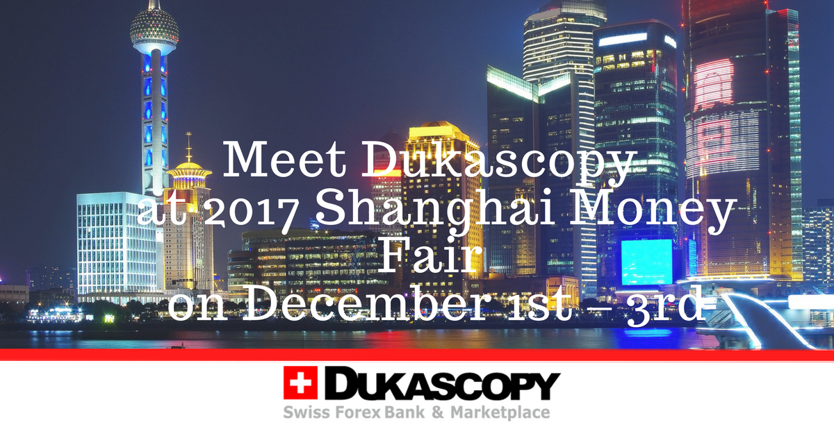 Dukascash's tweet photo. Meet Dukascopy at 2017 Shanghai Money Fair on December 1st – 3rd
https://t.co/zv4ozCx5Hd
#dukascopy #finance #money https://t.co/ZHr5V2zeK8