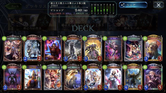 シャドウバース攻略ガイド Gameai Gameai Jp 17年11月 Twilog