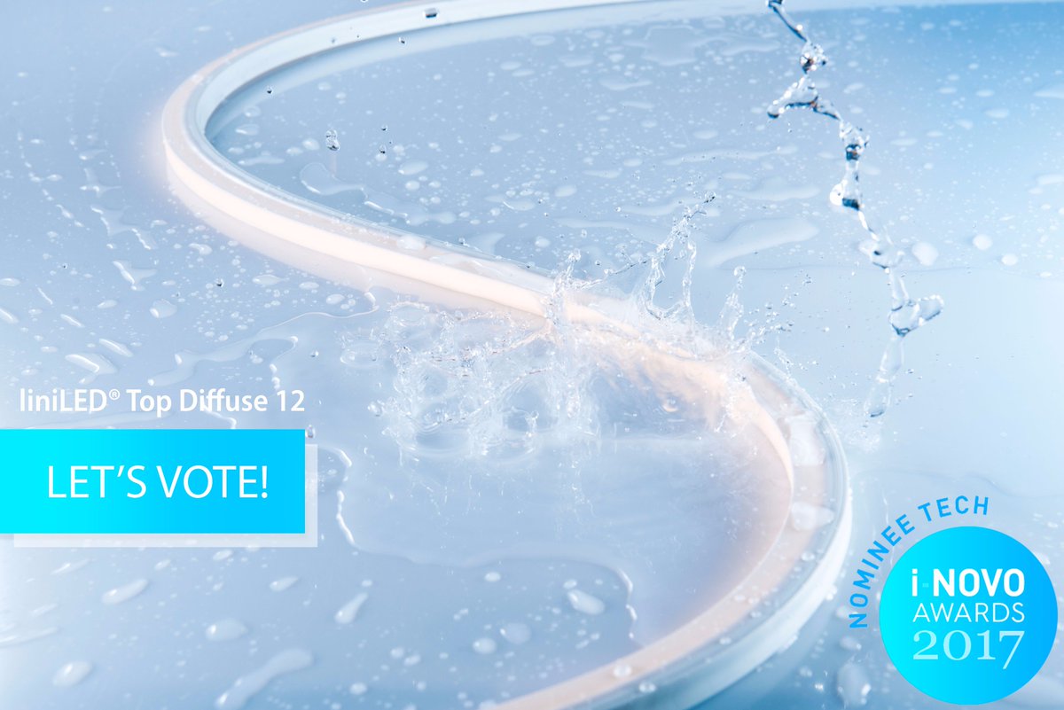 liniLED's tweet image. Our liniLED® Top Diffuse 12 LED strip has been nominated for an #iNOVO #award!
Do you think we should win the i-NOVO ‘TECH’ award 2017?
Vote for us :) bit.ly/VoteforliniLED…