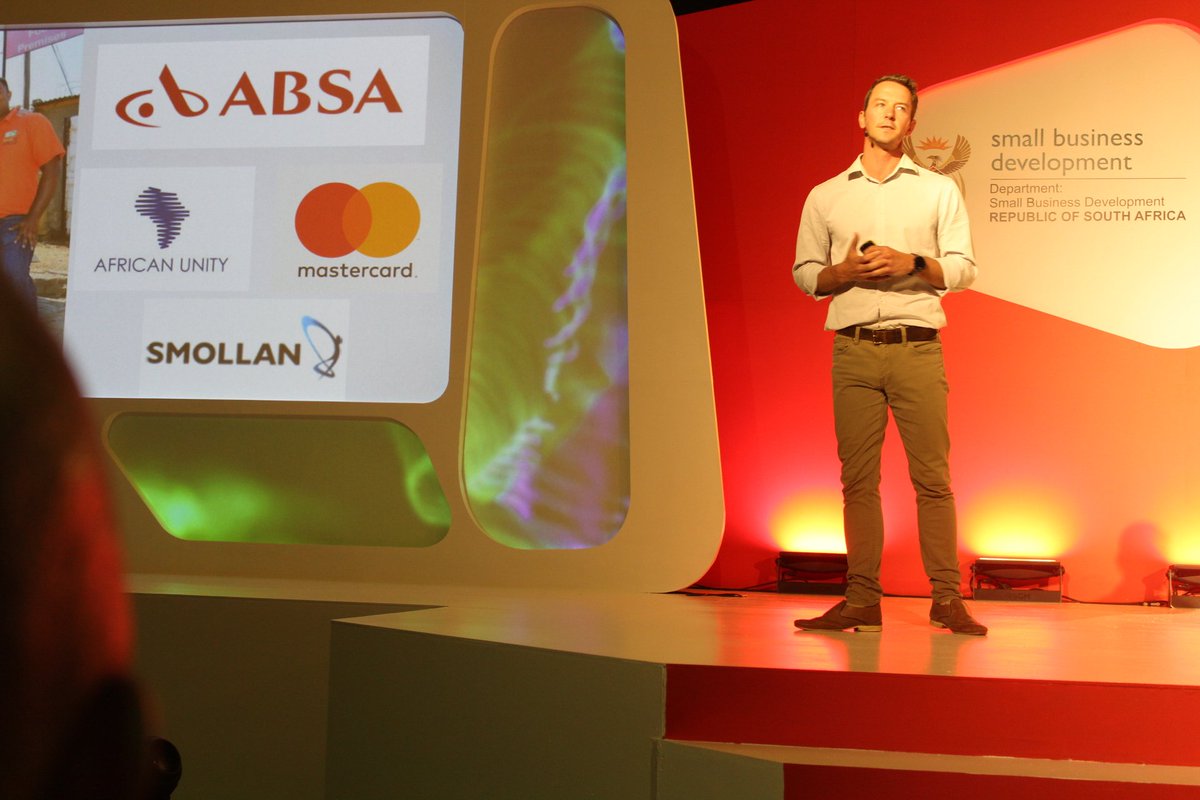 Wotiftrust's tweet photo. It's no surprise that we find #Spazapp presenting on the #DemoAfrica2017 stage after recently reading about their partnership with @Mastercard via @SMESouthAfrica 

This is a possible solution we could implement at our Cyber Cafe inside #eHubDiepsloot https://t.co/ogST7ubIG2