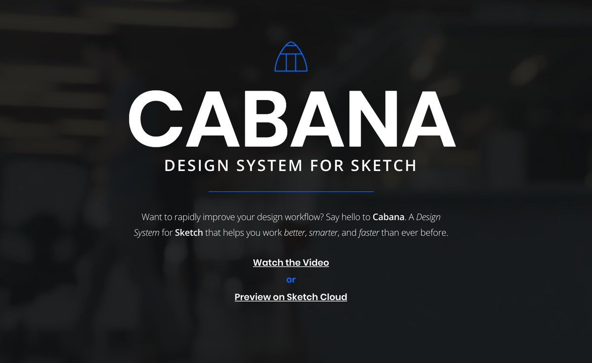Just release my latest project - Cabana. A Design System for <a href="/sketchapp/">Sketch</a> that helps you work better, smarter, and faster than ever before. bit.ly/2yRvAX1  #sketchapp #ui #design #Webdesign