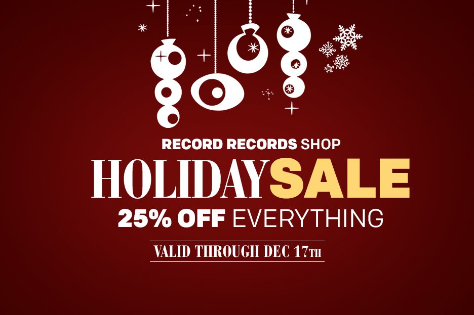 recordrecords's tweet photo. The Holiday Sale is here!
25% Off Everything and orders over €50 get a FREE Record Records 10th Anniversary CD! https://t.co/wvRTIRyUER