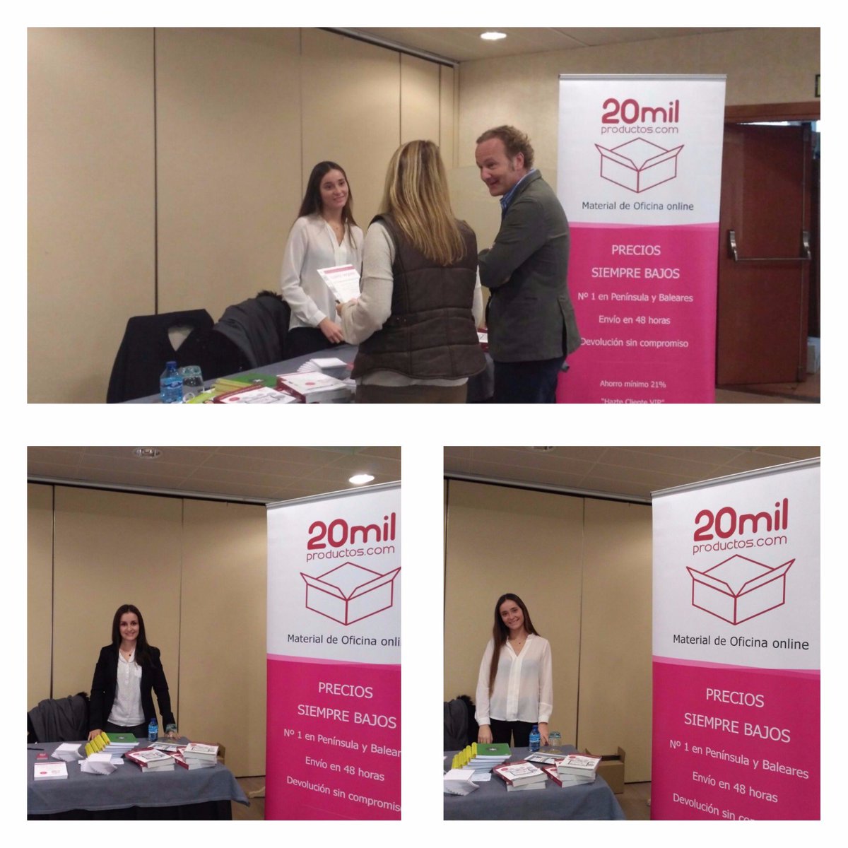 20milproductos's tweet photo. ¡Esta semana va de eventos! Hoy nos encontramos en el 15º Congreso de Formación para Assistans y Ayudantes de Dirección, de la mano de nuestras amigas de @Topsecretaria_K #congresotop #empleo #assistant #training #secretaria #materialdeoficina #20milproductos https://t.co/kIFc8wHrj9