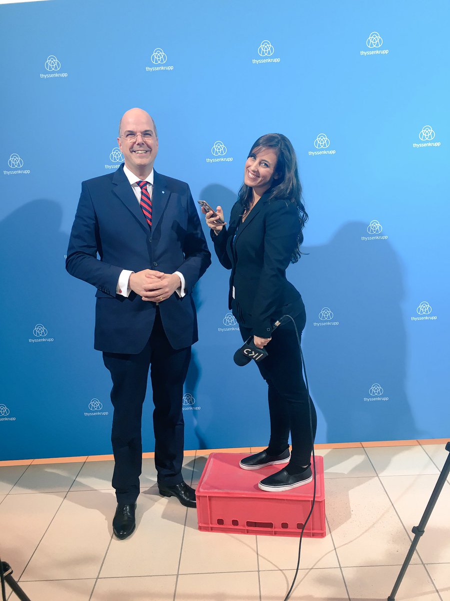 tpgerwe's tweet photo. Behind the scenes: @antonia_yamin from is doing an interview with Donatus Kaufmann of @thyssenkrupp about #Compliance. #BPK2017 https://t.co/AewdeZfYHe