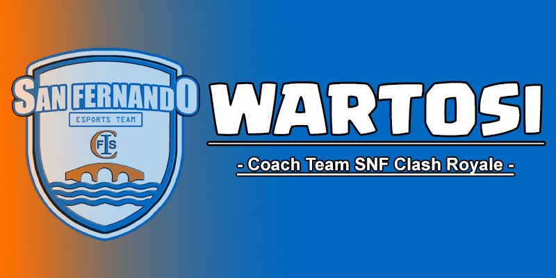 e_SanFernando's tweet photo. OFICIAL | Ya tenemos coach en la sección #ClashRoyale 

Nuestro primer integrante oficial es @WartosiCR , integrante de la selección gaditana. Le avala una gran experiencia como jugador y como staff dentro del mundo competitivo. 

#SanFernandoeSports #TeamSFN https://t.co/eCi5w25sTG