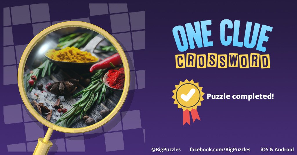 PattiButchart's tweet image. I completed a puzzle in One Clue Crossword. Play now for free!
onecluecrossword.com #OneClueCrossword