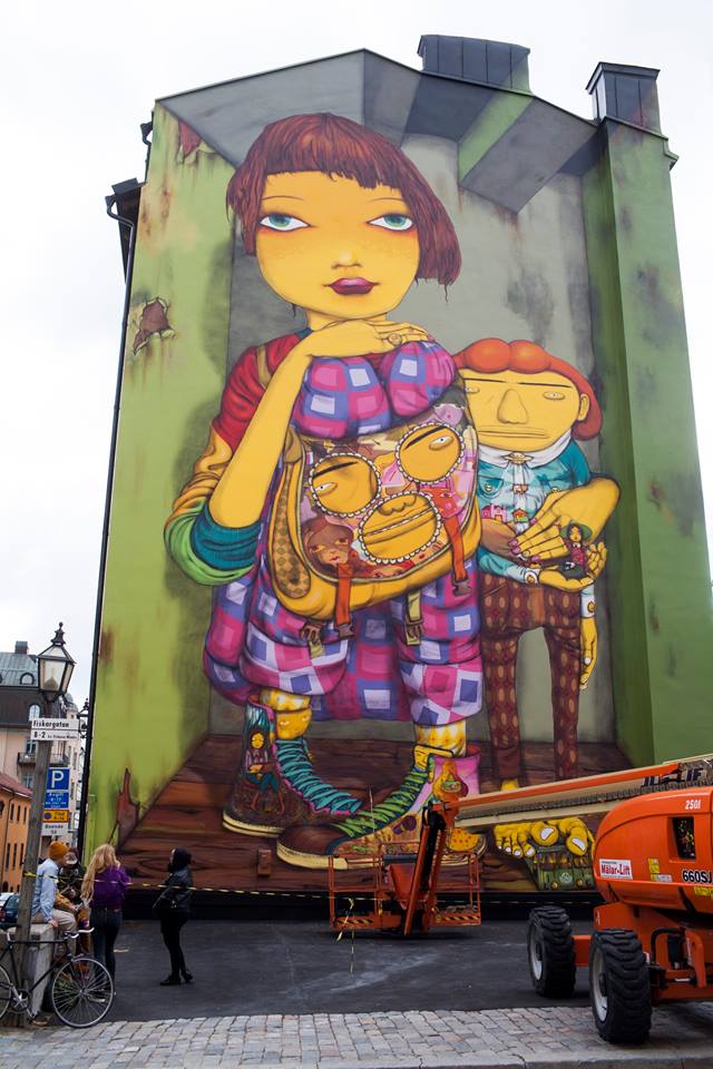 ShowbizCulture's tweet photo. Our big street art show has opened in Stockholm, so we took the city’s tourism board @visitstockholm on a tour of the capital’s best graffiti. #MagicCityLife https://t.co/CK0nZ0MBVx