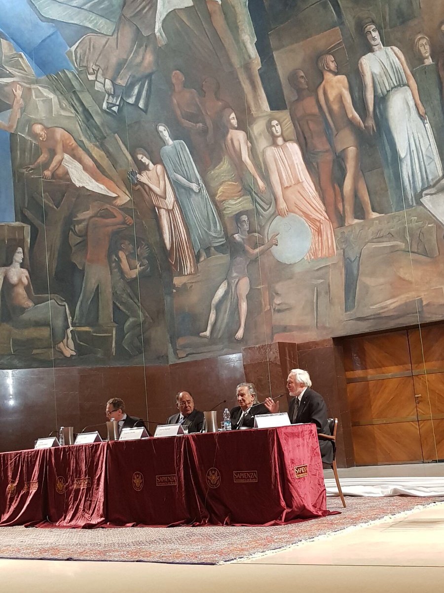 SapienzaRoma's tweet photo. #PaoloPortoghesi: La #CittàUniversitaria esprime la concretezza di un'#architettura e la dimensione ideale di una comunità di studio #80CU #SironiSvelato https://t.co/ecdehJ4iLX