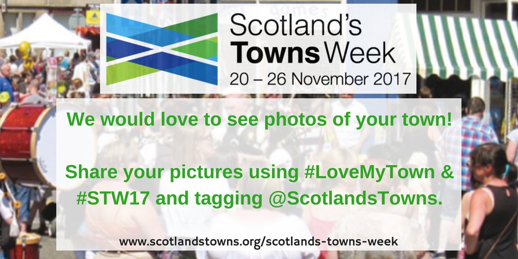 ScotlandsTowns's tweet photo. You can take part in Scotland's Towns Week - a celebration of our towns - by tweeting photos of your town or city district to #LoveMyTown and telling us what makes your place special! #STW17 https://t.co/Uz4hqXbw0M