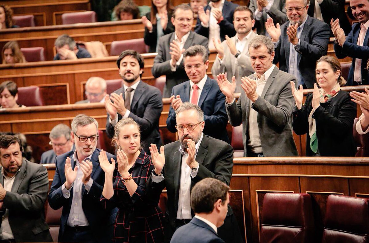 Hoy nos hemos quedado 'solos' con la mayoría de españoles, con nuestra enmienda a la totalidad al amaño político del #cuponazo, y defendiendo la solidaridad y la igualdad entre españoles.