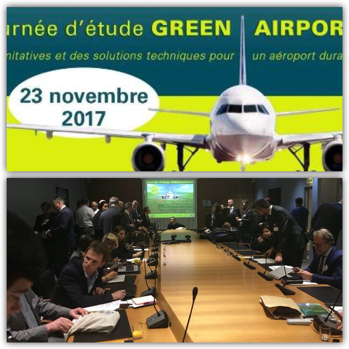 GO_EASIER's tweet photo. Today, @RAULINEJL is chairing a #Proavia meeting around French technologies for sustainable airports with 40 French companies https://t.co/Td2581qASA