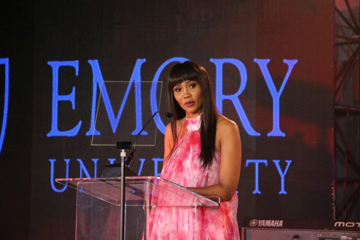 GAPAwards2017's tweet photo. 🎤Host for the evening was the beautiful @Azania_ who handled the night like the pro she is. 🎉 #GAPAwards2017 #tbt https://t.co/pGOnqbd5Mv