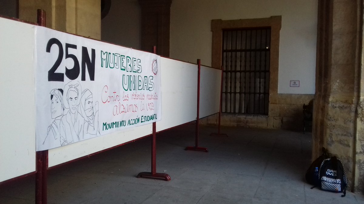 MAE_RECTORADO's tweet photo. Contra el Patriarcao feminismo organizao! Todas a la calle este sábado 25 N https://t.co/J8t1fv7l4n