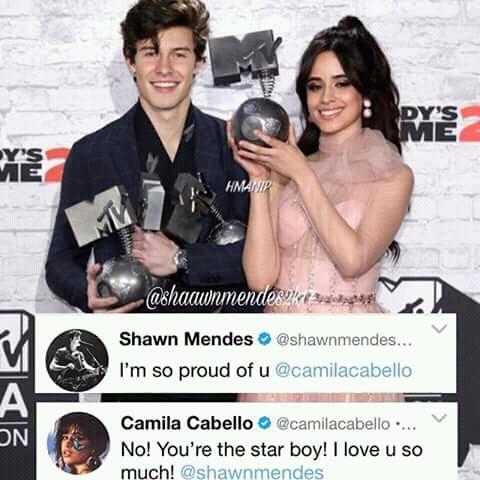 Rayane09710938's tweet photo. Congratulation @ShawnMendes For winning the MTV #EMA 2017 .. 😍 so proud for this superstars .. congrats for @Camila_Cabello  too 😁😁 https://t.co/YBsatBcSlq
