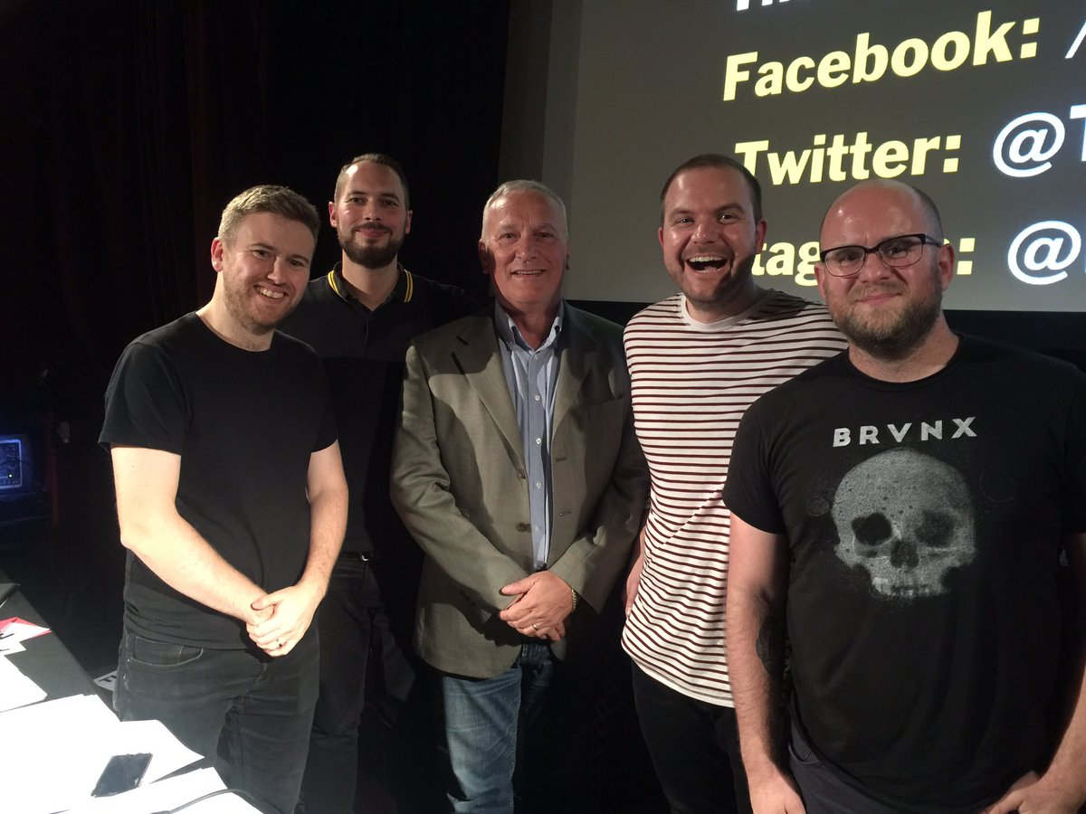 Jedshepherd's tweet photo. There's so many photos from #MonkeyTennisLive last night. We turned the bar in @ThePCCLondon into Jed Maxwell's superfan room. It was an immersive experience and we've all come out mentalists. https://t.co/epneJgtL0t