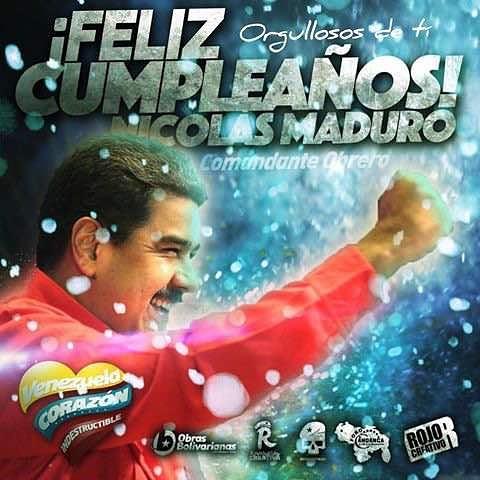 williamcamachol's tweet photo. Feliz Cumpleaños Camarada @NicolasMaduro le deseo salud y larga vida https://t.co/yRQxL4mVyR