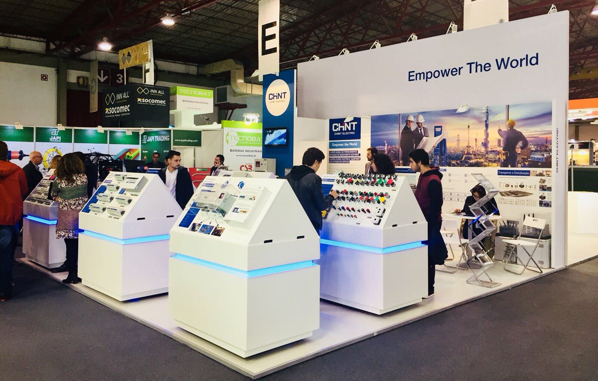 ChintElectricPT's tweet photo. Já estamos na feira  #Eletrica #Porto #Portugal #Feira @Exponor  no Stan 4D22 visite-nos, e conheça as nossas soluções em #eficienciaenergetica https://t.co/vUVXtu8Sjz