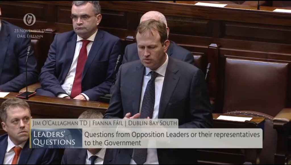 fiannafailparty's tweet photo. "Our criticism of you Tánaiste, is that you were aware of the strategy but you did nothing to stop it" - @OCallaghanJim #Leaders #Dáil https://t.co/m1p6lFnyie