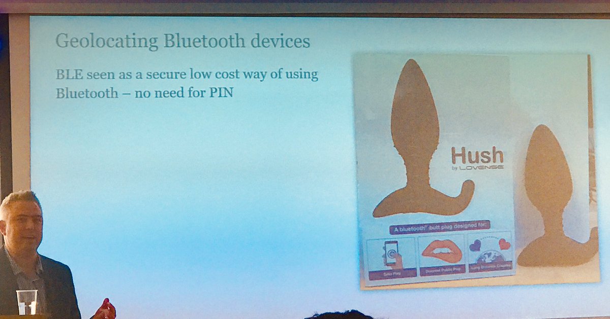 andrewvorster's tweet photo. And I really DO mean “below the belt” - #IoT #buttplug gives a whole new meaning to #penetrationtesting #security 😂 @_tonygee_ @PenTestPartners @Kohler #NewTechDay https://t.co/3dHT4s87nx