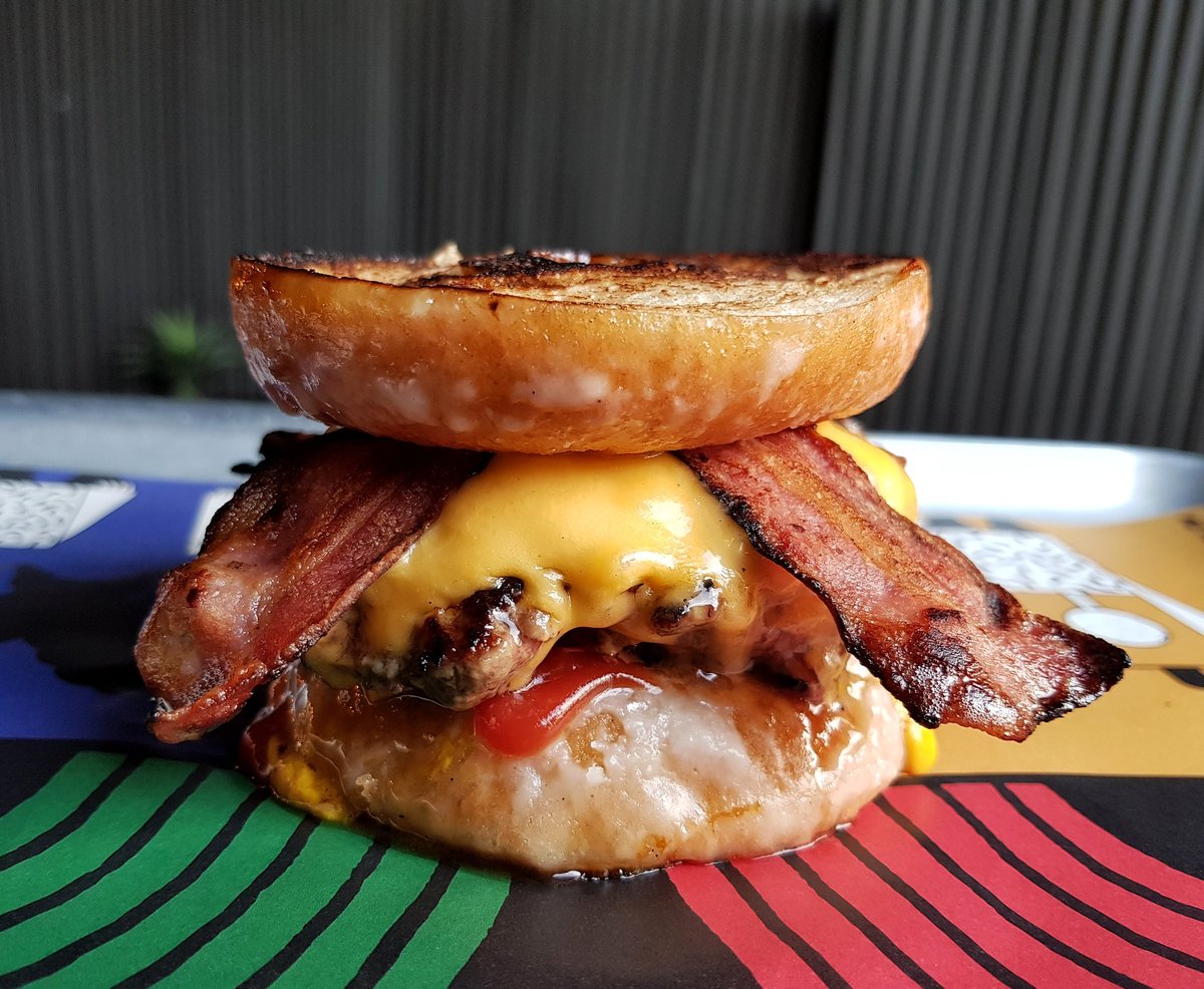 OriginalPattyM's tweet photo. Introducing 'Digbeth Steamer' new even BETTER doughnut from our pals @TheSteamhouseCo on for this week !! https://t.co/uBBpU4A6Dv