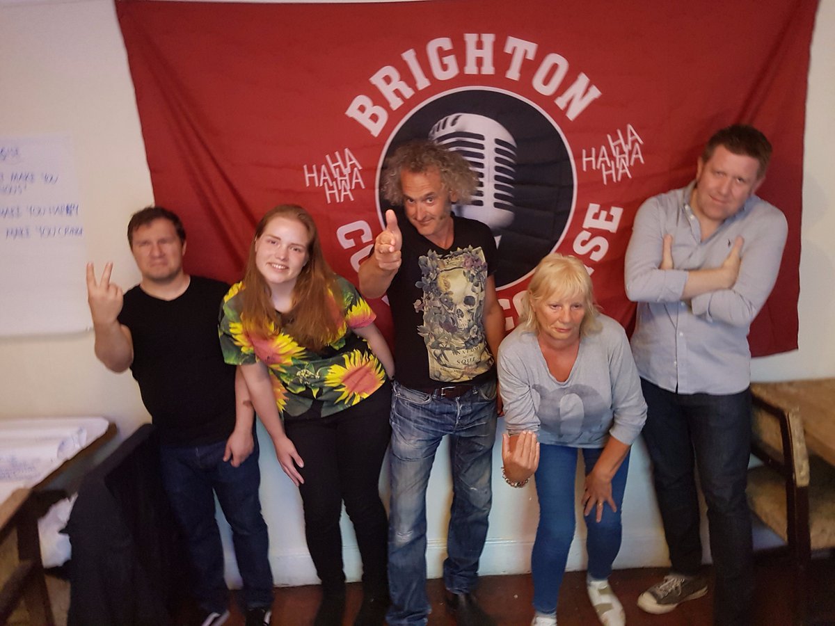 brightonstandup's tweet photo. Few spaces left on the begginers comedy course starting on the 20th February 2018. Early bird deals still available. Learn how to write and edit material, how to come up with new material and how to deliver with style. Book on line https://t.co/ANyR6H58YP https://t.co/5QH7UppfKe