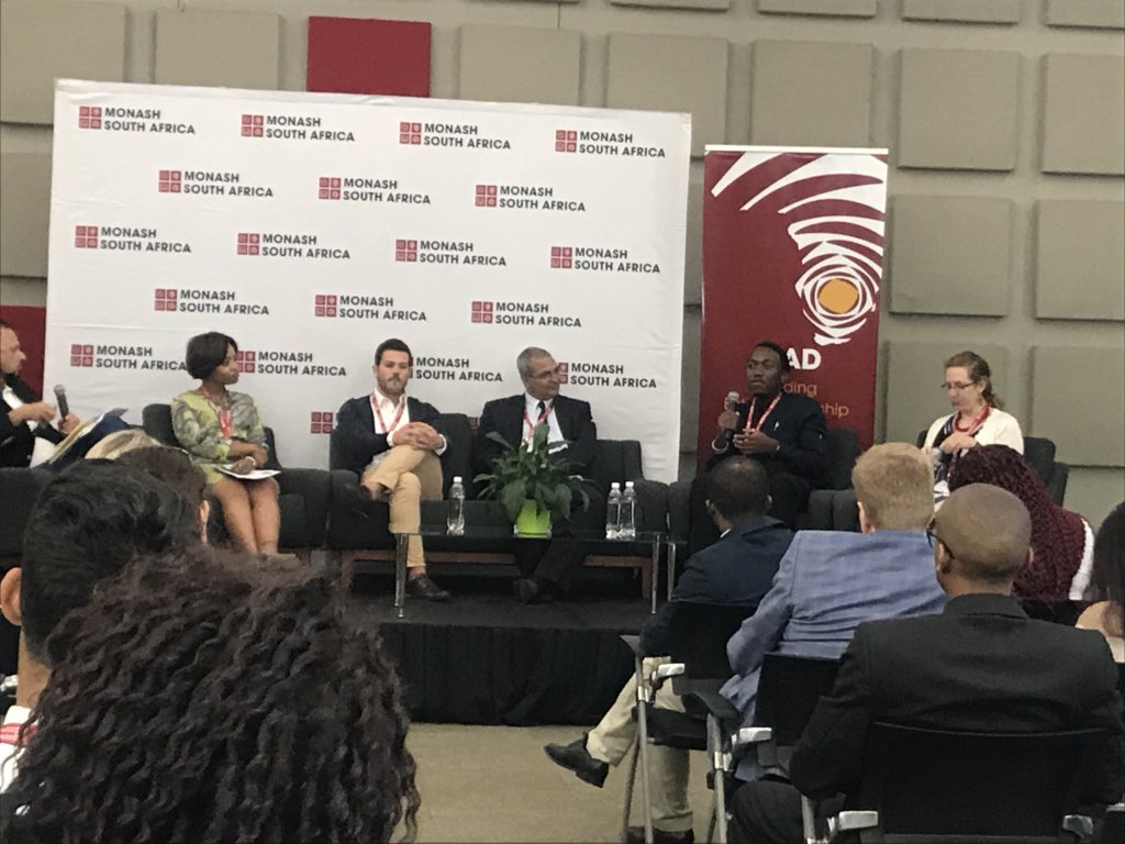 Social1Tv's tweet photo. @AyandaAllieP “ Don’t get tired of asking because the worst you can get is a NO” @MonashUni #MSALEAD #SocialEntrepreneurs https://t.co/JgMsmzrCWG