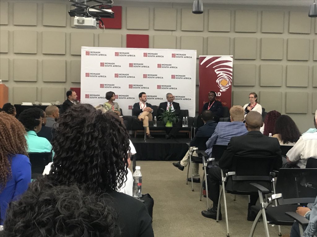 Social1Tv's tweet photo. “If you have to sleep your way to the top, you have to sustain that. Stay safe, Be bold , Work hard” @AyandaAllieP @MonashUni #MSALEAD https://t.co/dCLso9EUkH