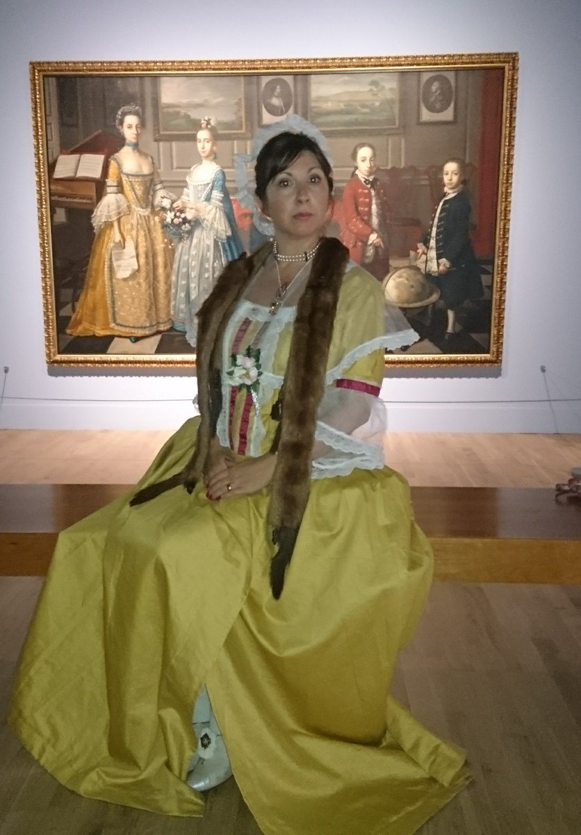 jofyffe's tweet photo. A new look for Lady Bateson @UlsterMuseum #theBatesonportrait #livinghistory #arthistory #firstpersoninterpretation #historicalcharacters #georgian #georgianBelfast https://t.co/3n4T5sSXWn