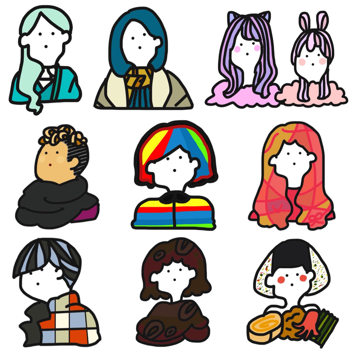 Uzivatel G256 Na Twitteru イラスト デフォルメ てんてん