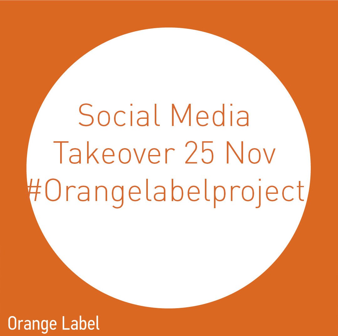 UAL_Libraries's tweet photo. Supporting #Orangelabelproject to end violence against women #orangetheworld https://t.co/F1wf5rQn0R