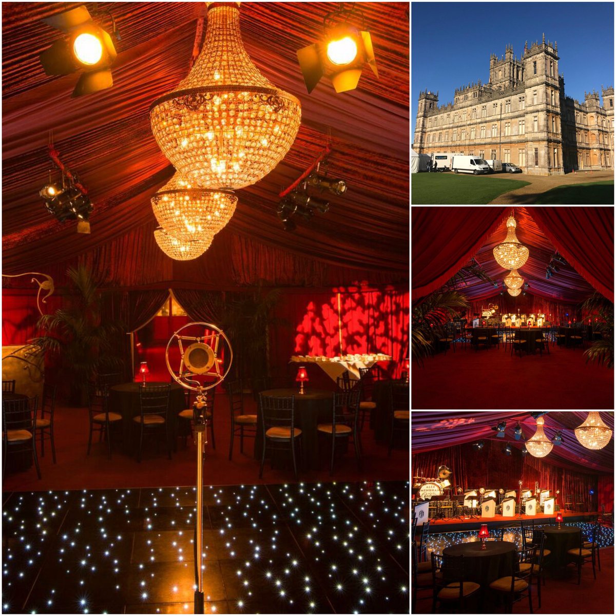 Our Downton Abbey Christmas Special at the wonderful Highclere Castle #DowntonAbbey #party #christmas #design #1920