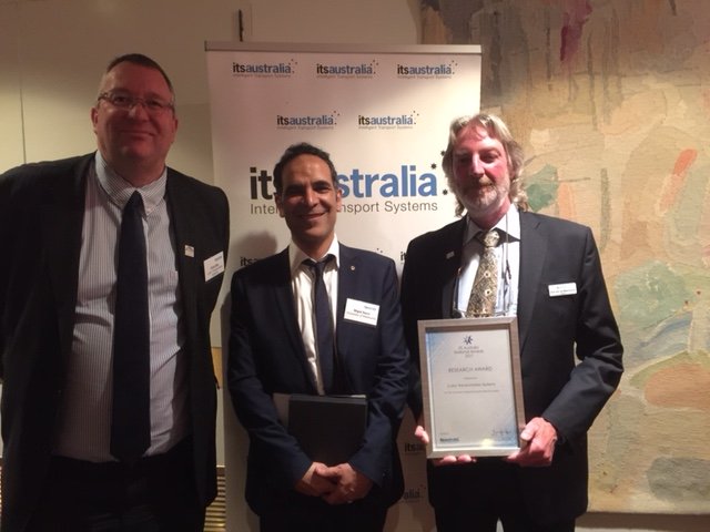 CubicTS's tweet photo. Congratulations to @unimelb and all our Australian Multi-modal Ecosystem (AIMES) partners on winning the 2017 @ITS_AUSTRALIA National Research Award. This project is a fantastic example of successful partnerships in action! #ITSawards https://t.co/QcHpuwJpvu
