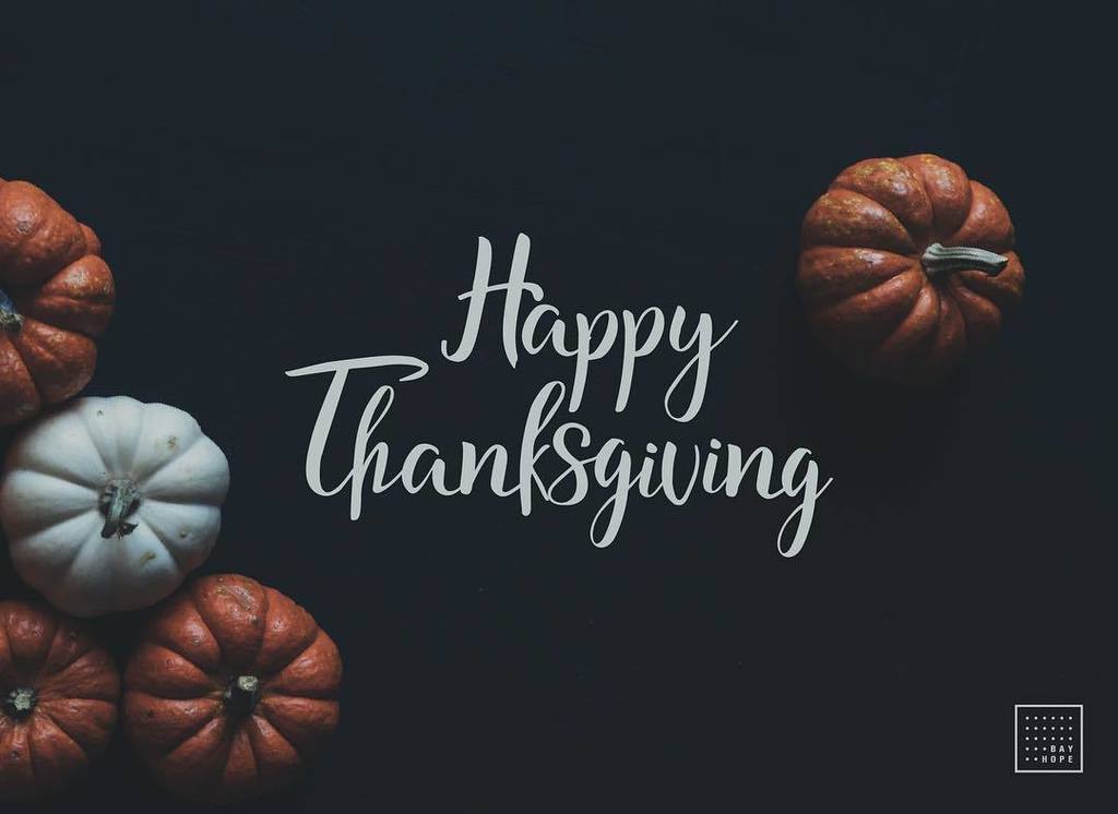 BayHopeStudents's tweet photo. #HappyThanksgiving to our Collide Family! Tag a friend you are thankful for today! #collideBHC #BayHopeChurch https://t.co/XZrJ6eTmlo https://t.co/gN00Wa4yA9