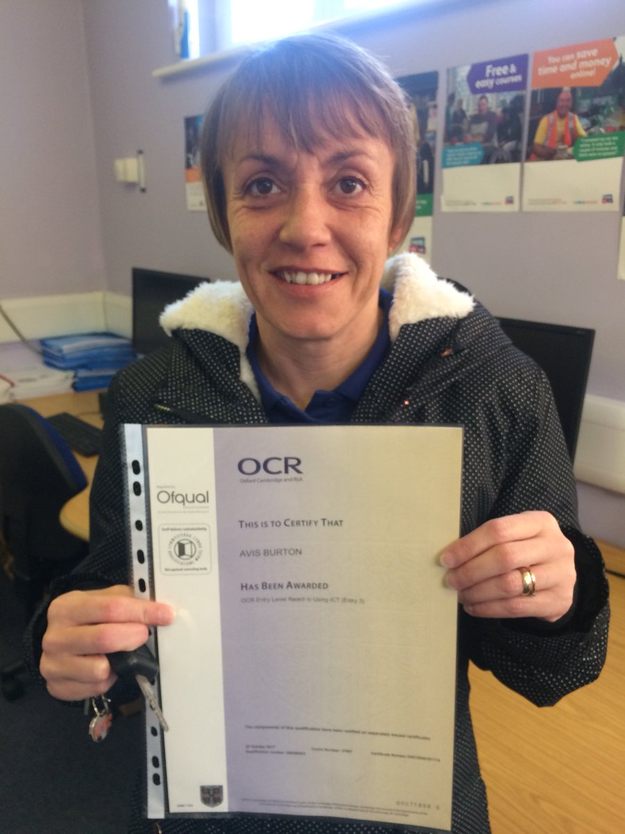 DECVLtd1's tweet photo. Congrats to another 2 @DECVLtd1 learners gaining full time employment in retail! Congrats to all those passing the OCR ICT award also! Well done all 🌟 thanks for the biscuits Avis and good luck! @DearneAreaTeam @ocrexams @dearnejobadvice #employability https://t.co/jBURC03fXD