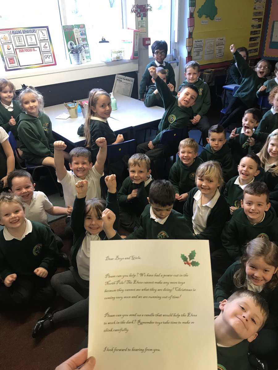 PenllergaerP's tweet photo. Something exciting arrived in Year 1/2 this morning - a letter from the North Pole! βοΈπ We are going to complete a science investigation on which candles burn the longest to help Santa & the Elves π
πΌ #ppsyear1/2 #ppsst #ppsstem https://t.co/1oOsM3pLgr