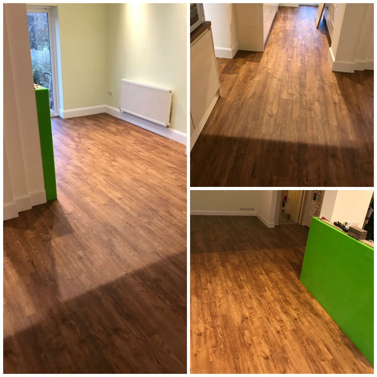 BlacklockCarpet's tweet photo. This @CavalioFloors Conceptline luxury vinyl tile colour Rustic oak gold gives a warm and homely feel to this Kitchen/Living area! #cavalio  #luxuryvinyltile https://t.co/URyG01ysT8