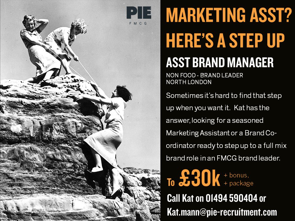 pierecruitment's tweet photo. Step up in to this exciting #marketing opportunity with this #Brand leader based in North #London >> https://t.co/SoMxYa78Ri #FMCG #careers #opportunity https://t.co/qtkX6hCIcN