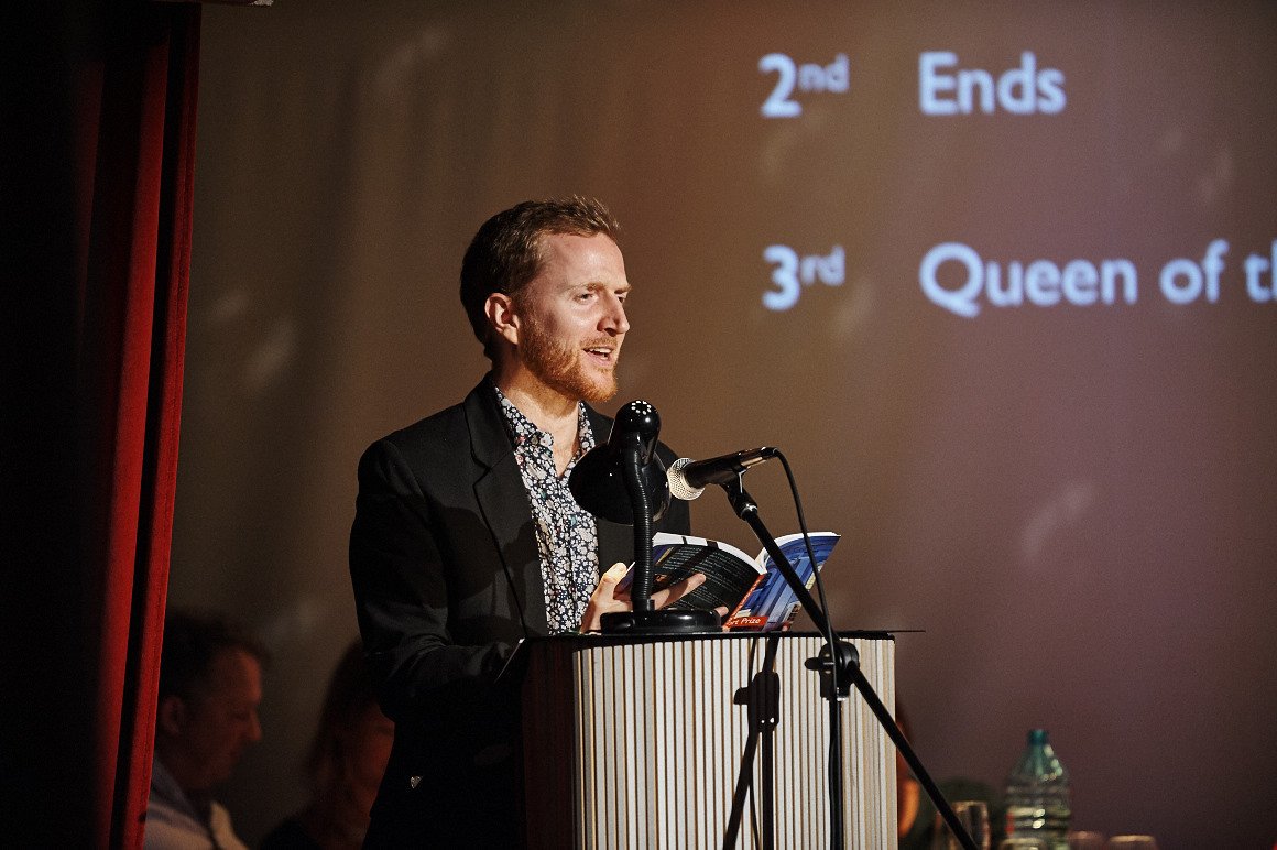 @adellestripe and Nick Allen, headlining Lit Up, TONIGHT! 7pm at <a href="/chapter1uk/">Chapter One Books UK</a> with hosts <a href="/HelenMort/">Helen Mort</a> and <a href="/ChrisNeilan/">Dr Chris Neilan</a> plus a bunch o' open mikers! Come, hang, drink coffee, stroke beards, stroke a neighbour's beard, nibble a cookie thoughtfully...