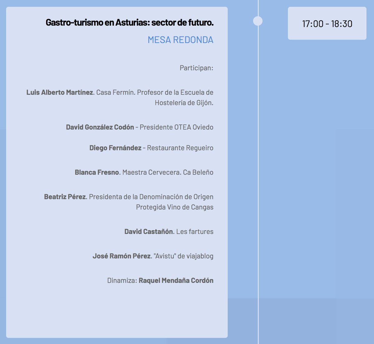 rmendanya's tweet photo. Esta tarde en #Foco1
#ObjetivoEmpleo organiza @aytoviedo, #MesaRedonda sobre #Gastroturismo, sector de futuro en #Asturias.
Participan:
@RestRegueiro @CaBelenoBrewpub @VinodeCangas @LesFartures @avistu @oteainforma. https://t.co/DWgNaOMYyT