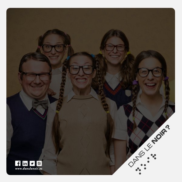 En esta fiesta no hay guapos, porque no se ve nada. Trae a tus amigos más bellos y olvídate de comparaciones 😜 bit.ly/DansLeNoirMAD