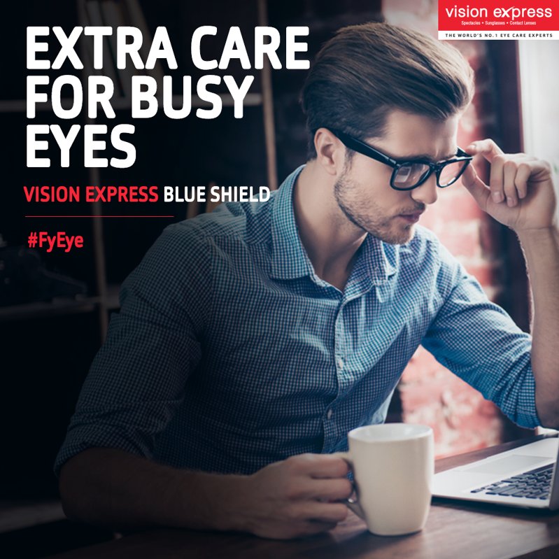 Visionexpressin's tweet photo. Spending most of the hours looking at the screen? Go easy on your eyes. Get them the #VisionExpress Blue Shield lenses! #FyEye #SpectacleFrames https://t.co/oudY8XZTqN https://t.co/SpJc3AaEtt