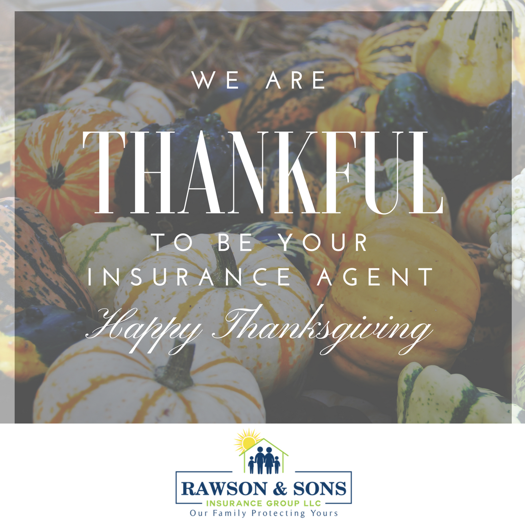 RawsonInsurance's tweet photo. Happy Thanksgiving from our family to yours! https://t.co/D8E9zSgipI